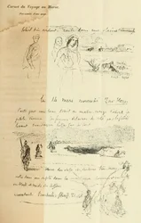 Página del diario de Delacroix